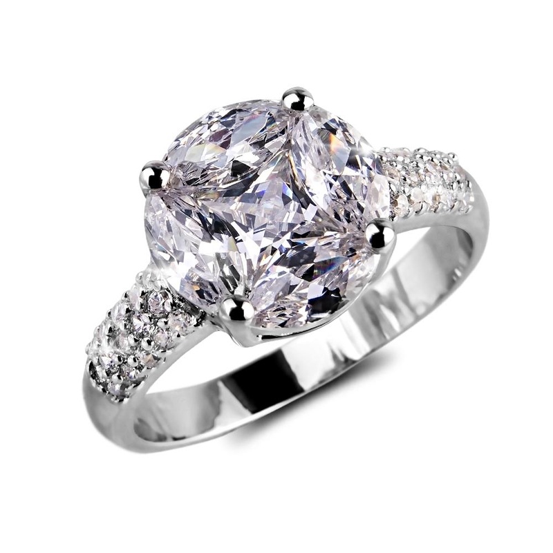Capella Rhodium Ring 10