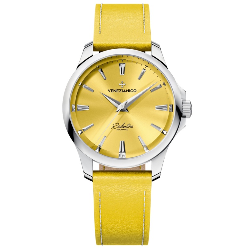 Venezianico 1121501 Redentore 36 Men’s Yellow Watch