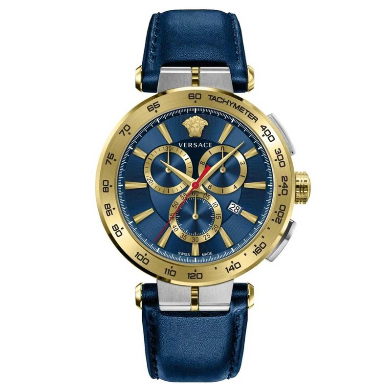 Versace Aion Chronograph Men’s Blue Watch VE6CA0223