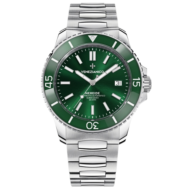 Venezianico 3321501C Nereide 42 Men’s Green Watch