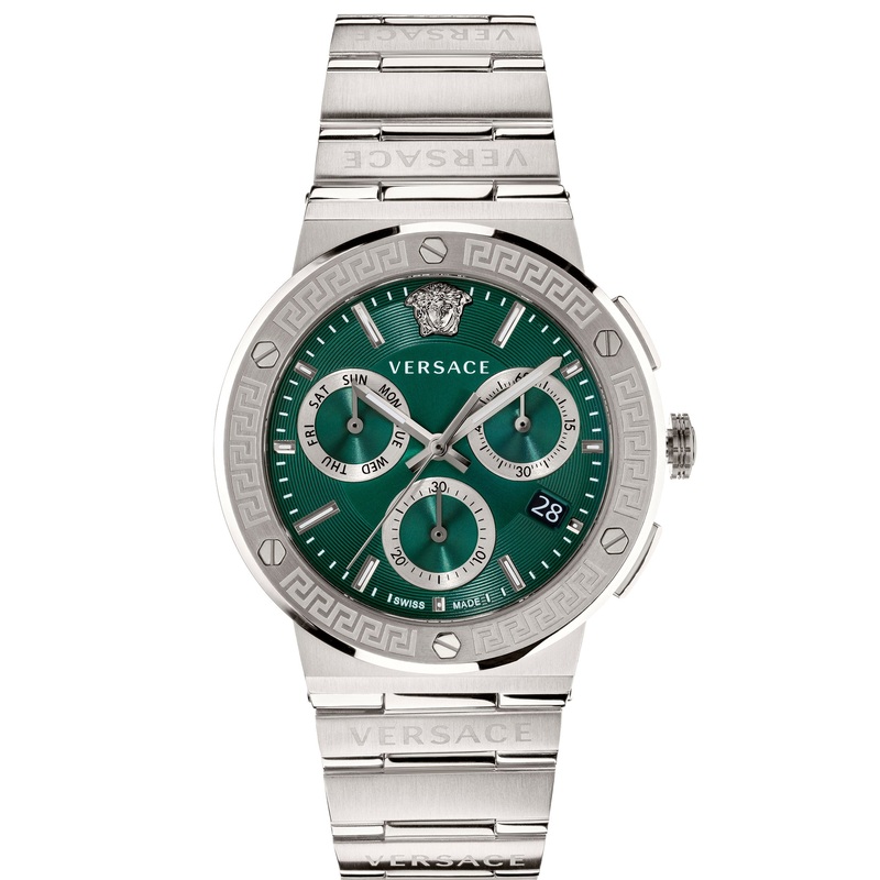 Versace Greca Logo Men’s Green Watch VEZ900121