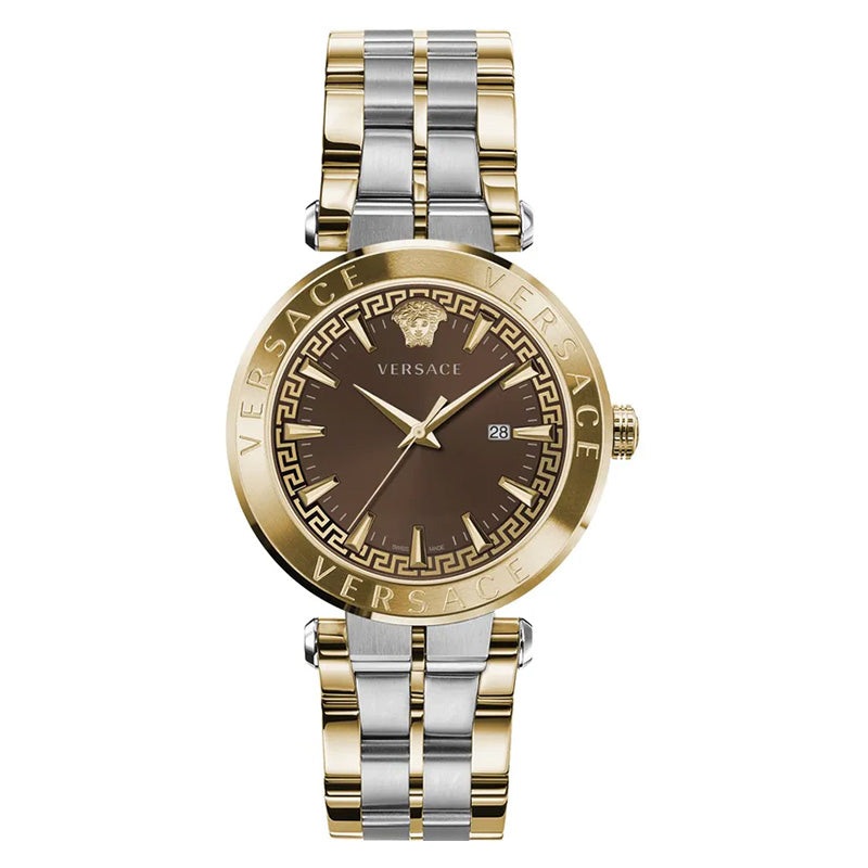Versace Men’s Watch Aion 44mm Brown Gold VE2F00421