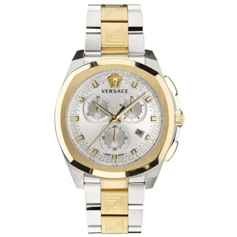 Versace Men’s Watch Chrono Geo 43mm White Bracelet VE7CA0823