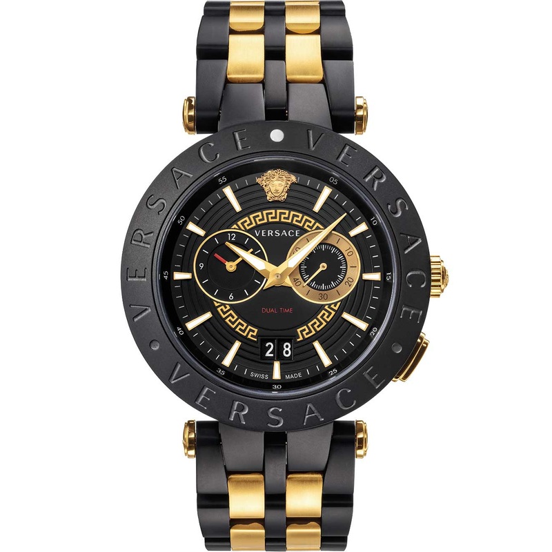 Versace V-Racer Two-Tone Chronograph Men’s Watch VEBV00619