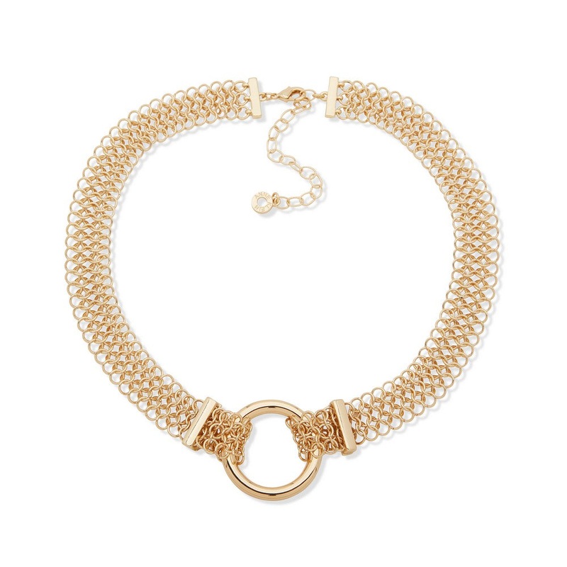 ANNE KLEIN 01N00534NK Gold Gold Gold Necklace