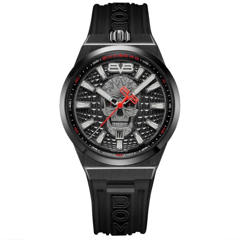 Bomberg BF43APBA.10-1.12 Men’s BOLT-68 Auto Metropolis Mexico City Black PVD Watch
