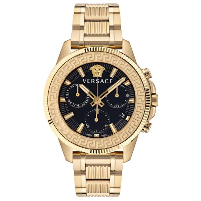 Versace Greca Action Chrono Men’s Gold Watch VE3J00622