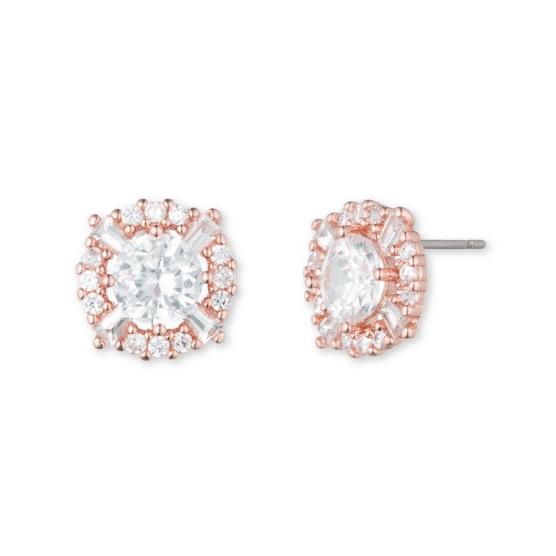 Anne Klein Jewelry 60380152 PIERCED EARRING Pink TITANIUM PIERCED EARRING
