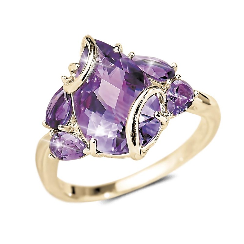 Amethyst Vine Ring 5