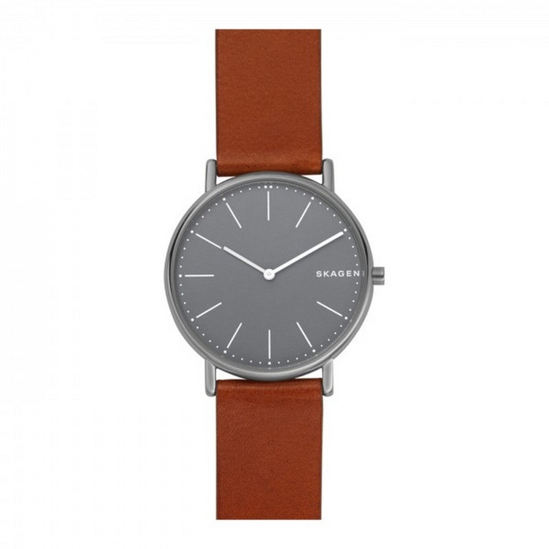 SKAGEN SKW6429 Signature Gray Dial Men’s Watch 40 Gray Stainless Steel