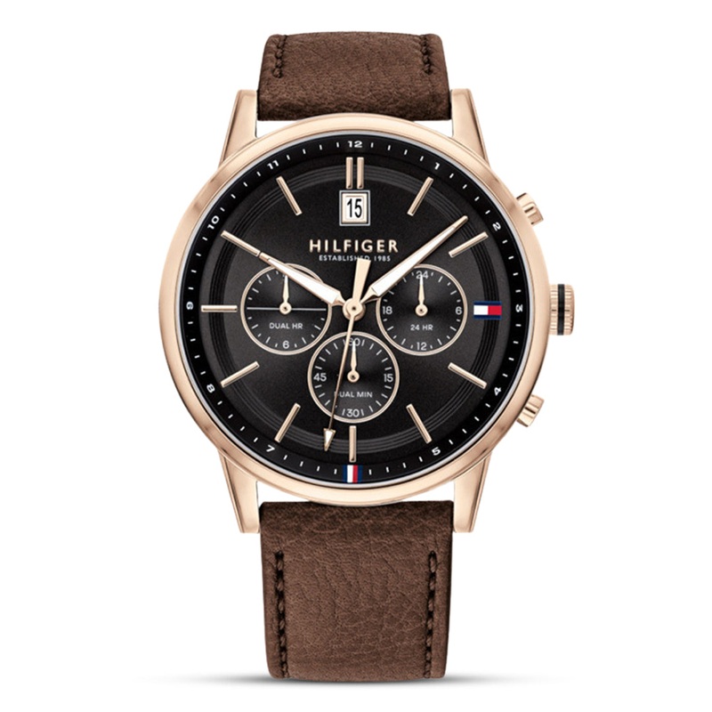 Tommy Hilfiger Kyle Multifunction Black Dial Men’s Watch | TH1791631