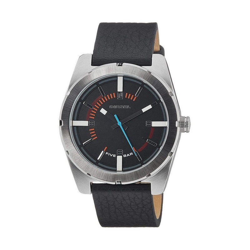 DIESEL DZ1597 Good Company Black Dial Men’s Watch 44 Black Stainless Steel