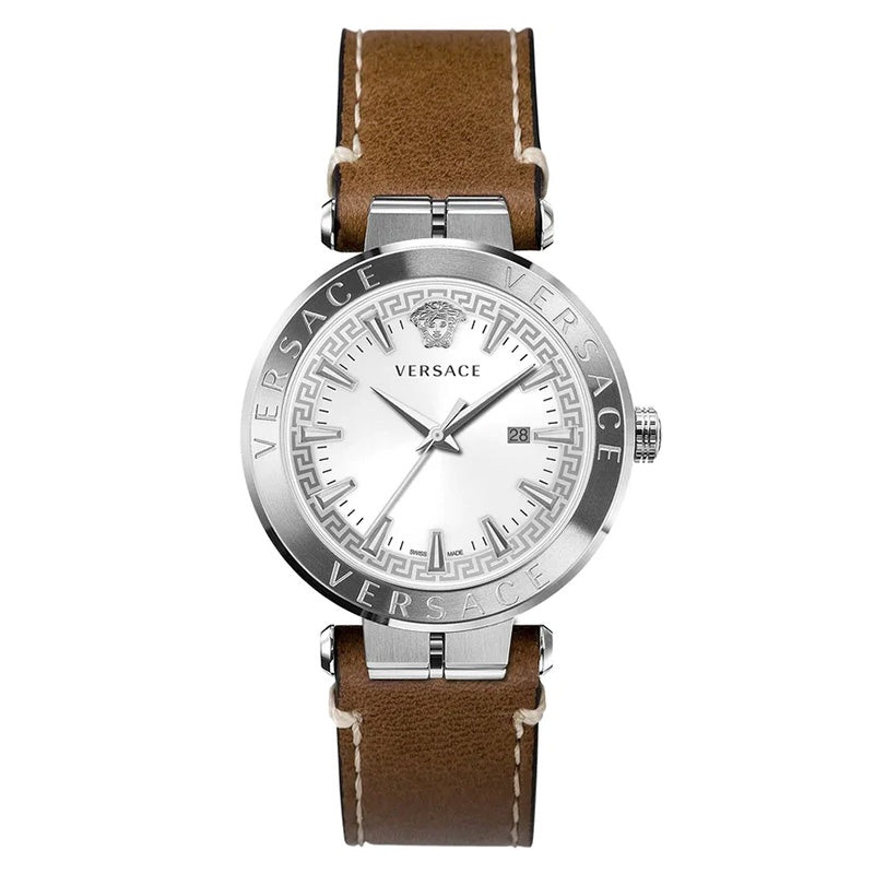 Versace Men’s Watch Aion 44mm White Brown VE2G00121