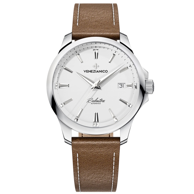 Venezianico 1221505 Redentore 40 Men’s White Watch