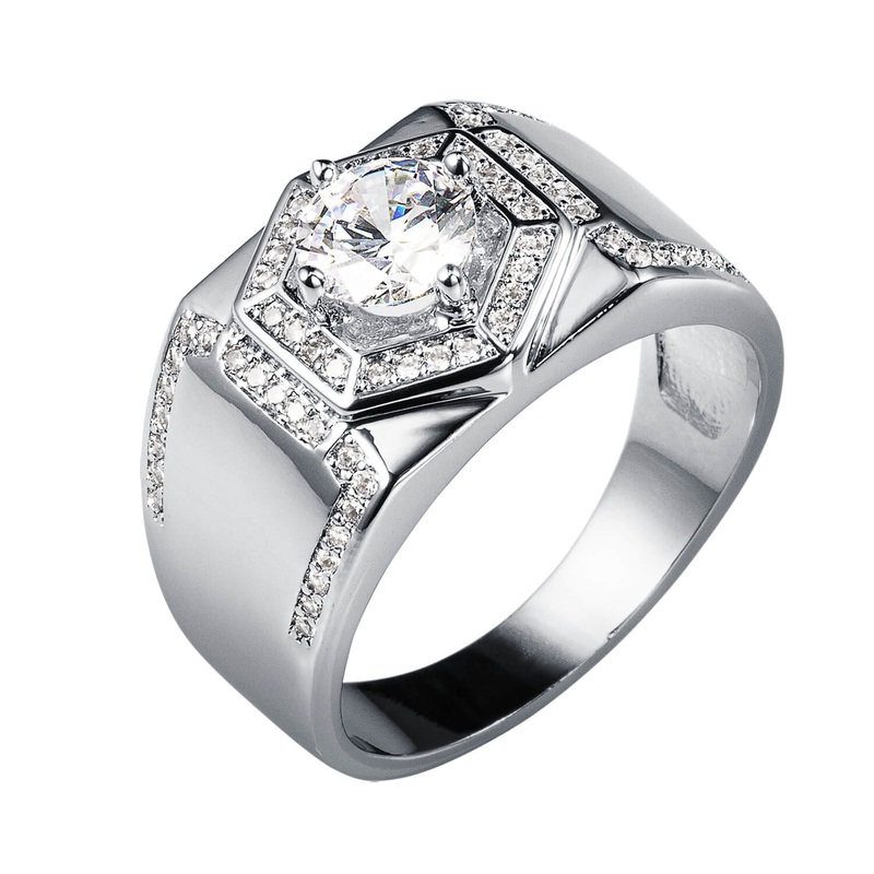 Refined Legacy Rhodium Ring 12