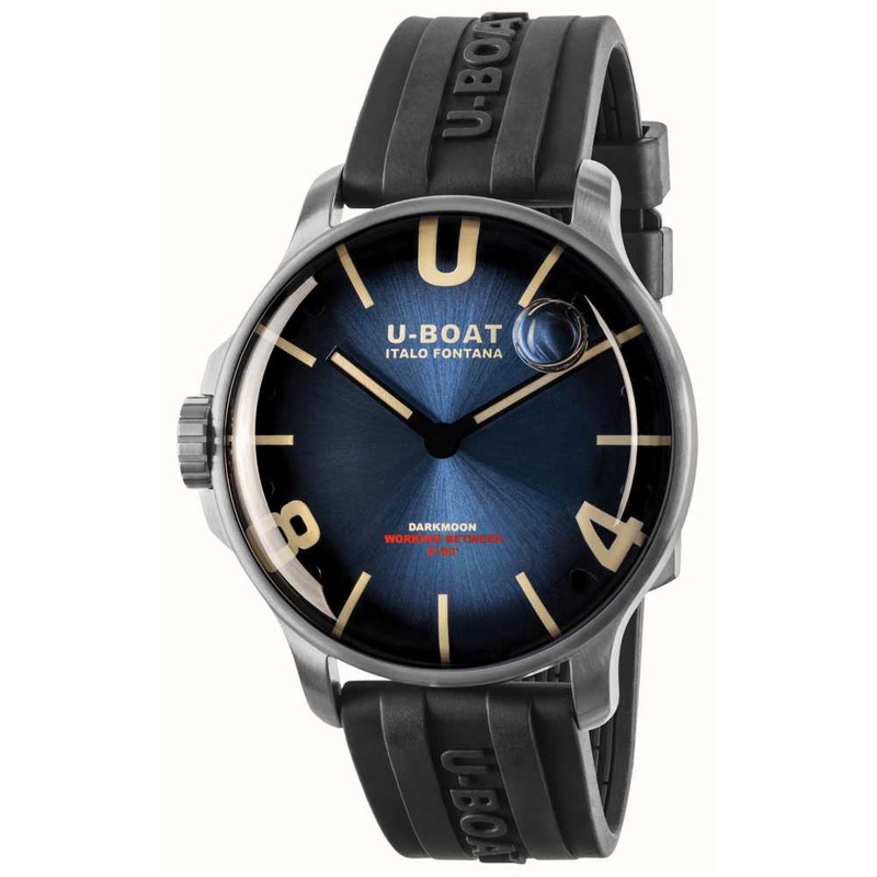 U-Boat Watch Darkmoon 44 Imperial Blue Steel 8704/D