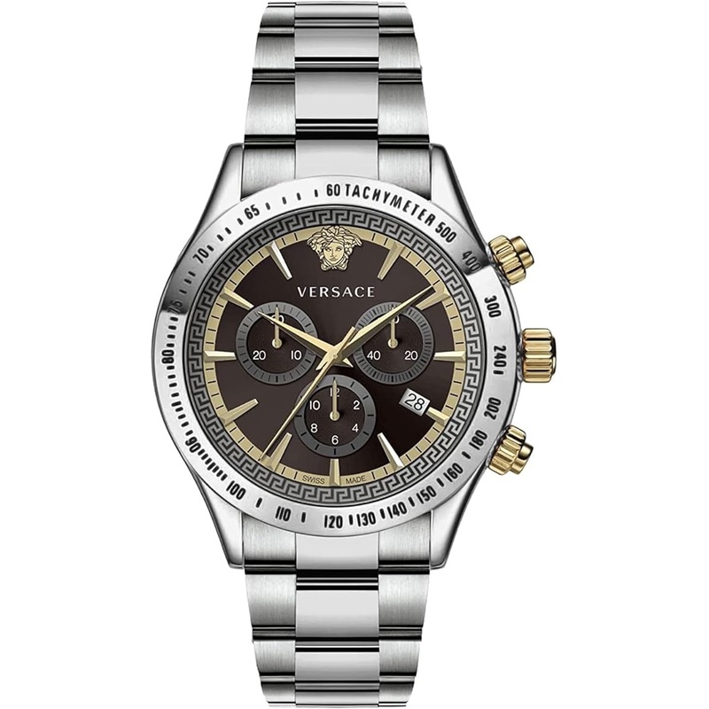 Versace Men’s Watch Chrono Classic Brown Bracelet VEV700419