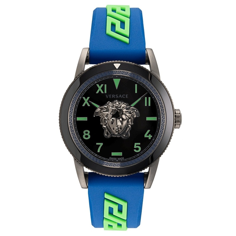 Versace Men’s Watch V-Palazzo 43mm Blue VE2V00722