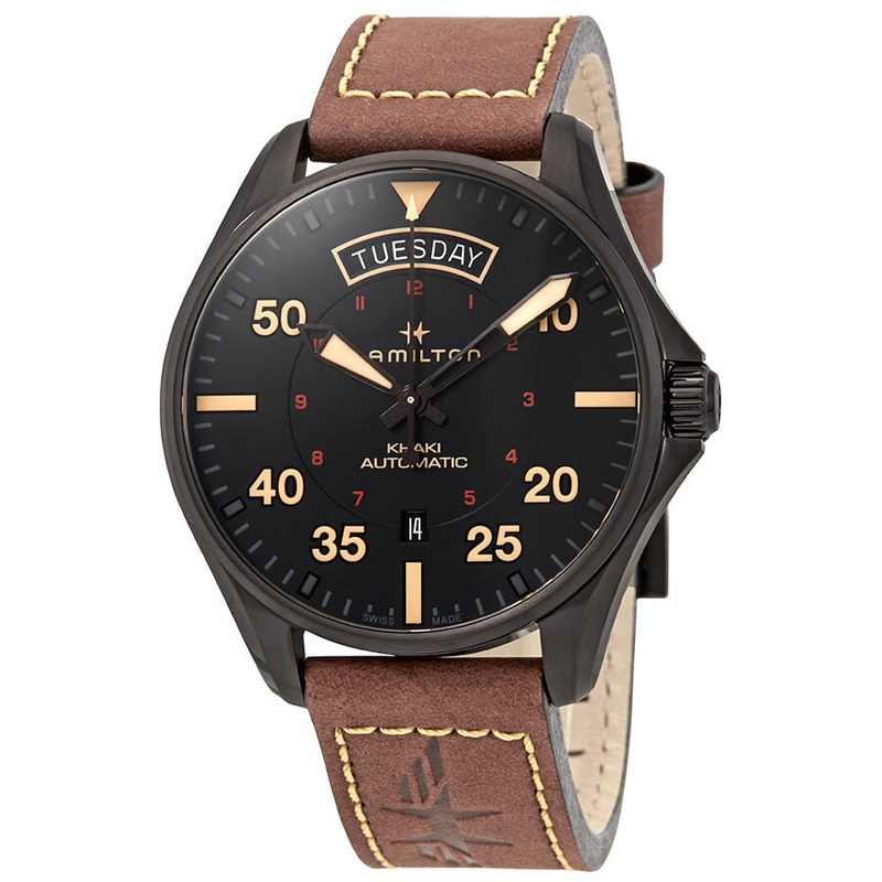 Hamilton Khaki Pilot Automatic Black Dial Men’s Watch H64605531