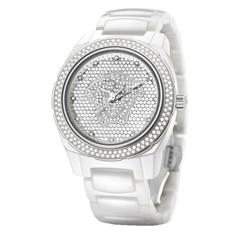 Versace Automatic DV One Ladies’ White Diamond Watch 63ACS11D98FSC01